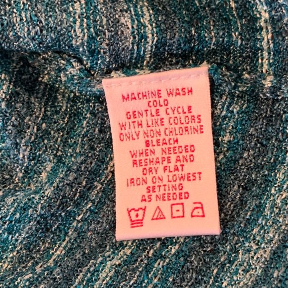 2/$20 - Teal Blue Marled look Mock Turtleneck Sweater - Picture 4 of 6